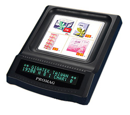 Настольный вакуум-флуоресцентный (VFD) Дисплей покупателя с монетницей DSP802U в Самаре