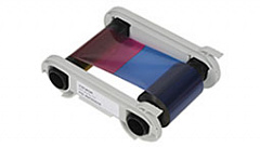 Полноцветная лента YMCKK на 500 оттисков с двумя панелями черного для двусторонней печати в Самаре